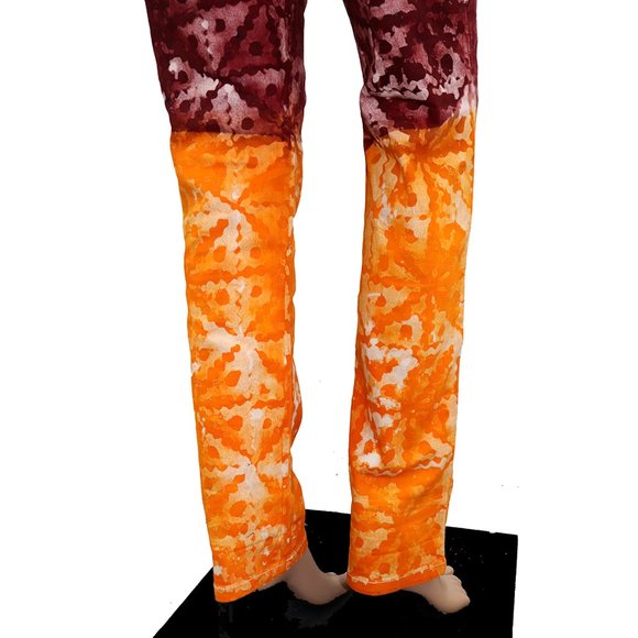 Denim Life by Pimkie 2 Tone TyeDye Boho Tapered Denim Jeans 30/32 - Picture 7 of 9